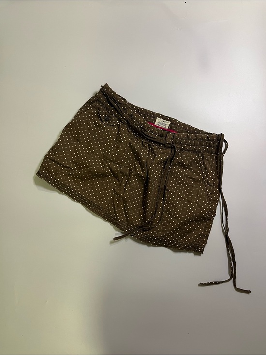 American Eagle Outfitters Dresses & Skirts - vintage american eagle brown polka dot mini skirt